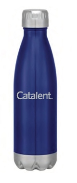 Blue 16 oz Stainless Water Bottle
